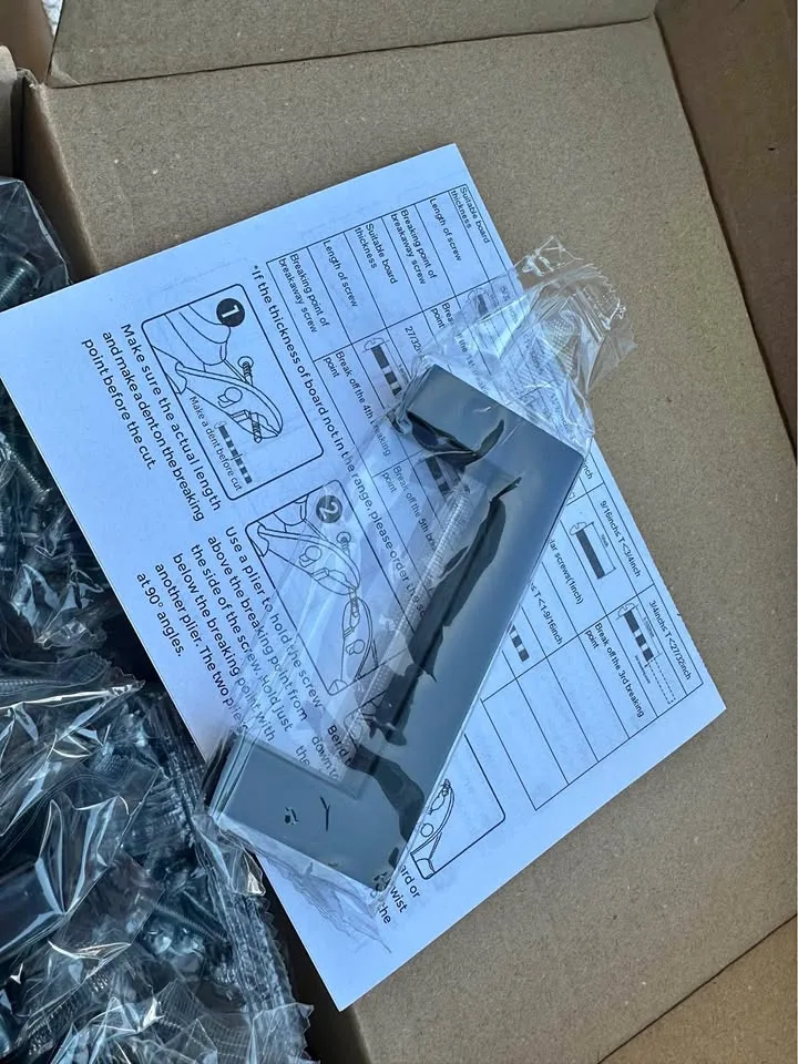 Matte Black 30 Pack Square Bar Drawer Handles thumbnail