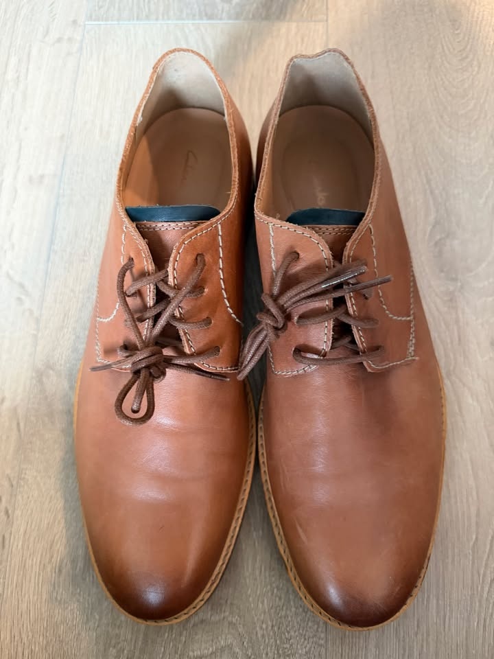 Men's Clarks Atticus Lace Leather Oxford Shoes - Size 10 1/2 - photo 3