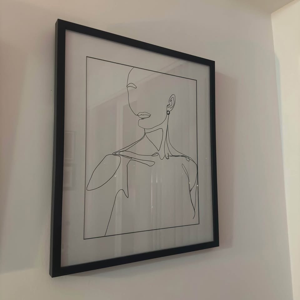 New Line Art Paintings with Frame - photo 3