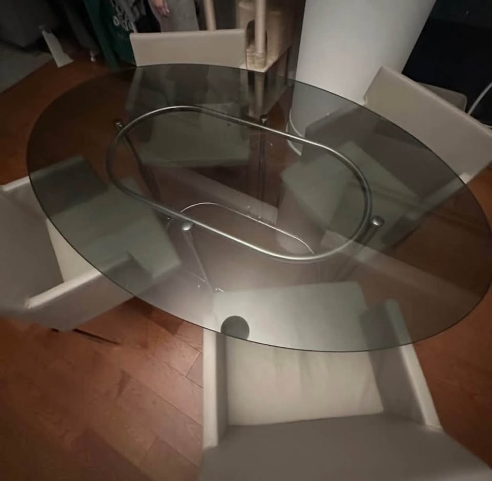 Modern Glass Dining Table - photo 3