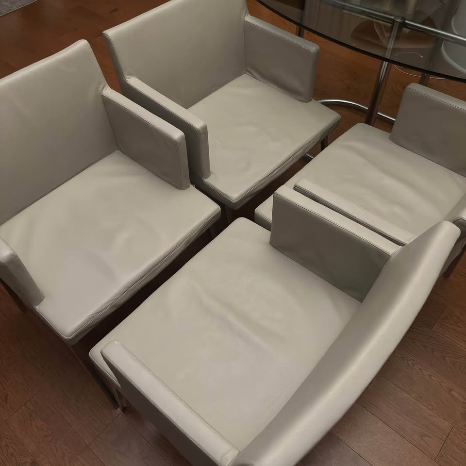 Soho concept 18'' H Faux Leather Armchair SET OF 4 - photo 2