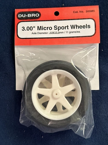 Du-Bro Cat. No. 300MS | 3.00" Micro Sport Wheels