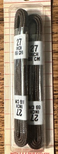 Hickory Industries No. 61400 | 27" Brown Waxed Dress Laces (2 Pa - photo 2