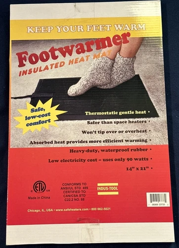 Indus-Tool Footwarmer Electric Heat Mat