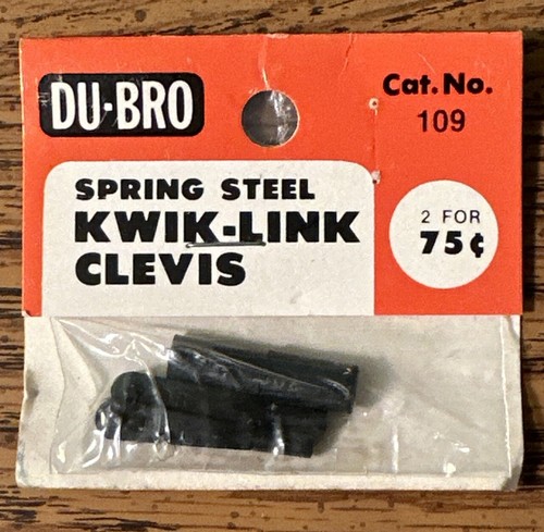 Du-Bro Cat. No. 109 | Spring Steel Kwik-Link Clevis