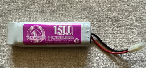 Tower Hobbies Ultra Sport 1500mAh 7-Cell 8.4V Battery