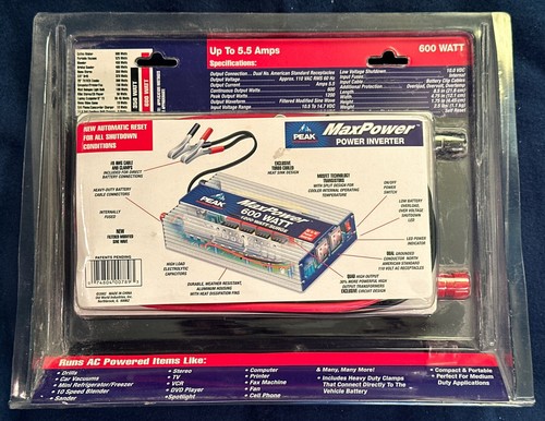 Peak Performance Products Maxpower 600W Power Inverter - photo 2