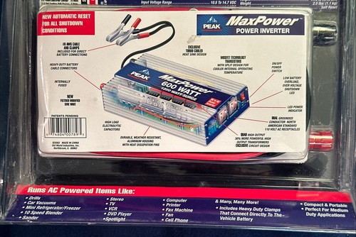 Peak Performance Products Maxpower 600W Power Inverter - photo 4