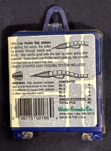 Water Gremlin PRO-SL Slip Sinker Pro Pack (49 pcs) - photo 2