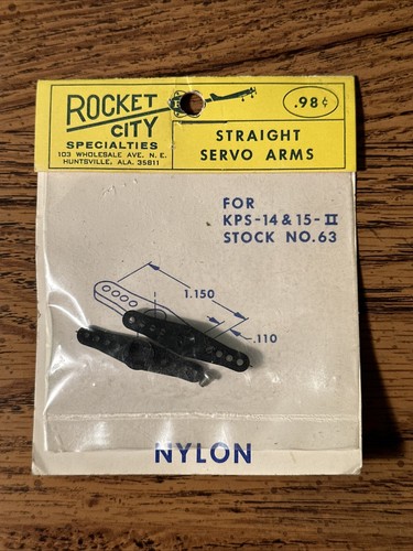 Rocket City Specialties | Straight Servo Arms