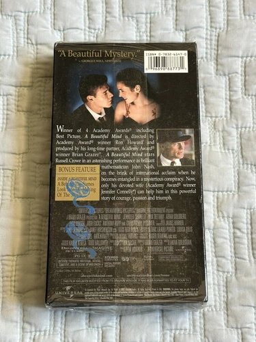 A Beautiful Mind (VHS, 2001, Awards Edition) - photo 2