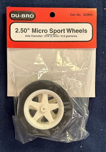 Du-Bro Cat. No. 250MS | 2.50" Micro Sport Wheels