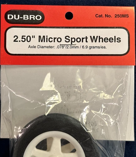 Du-Bro Cat. No. 250MS | 2.50" Micro Sport Wheels - photo 2