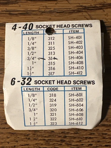 Carl Goldberg #323 | 6-32 x 1 1/2 Socket Head Screws - photo 4