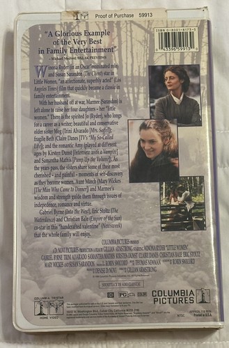Little Women (VHS, 1994) - photo 2