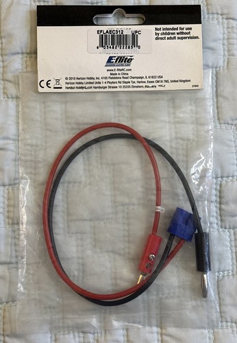 Eflite EFLAEC312 EC3 Charge Lead w/ 12" Wire & Jacks - photo 2