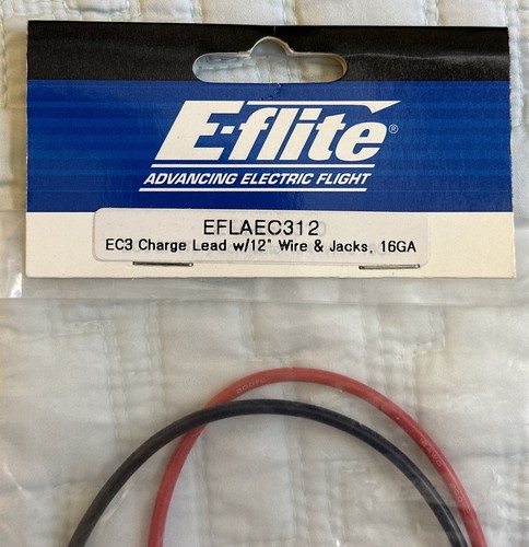 Eflite EFLAEC312 EC3 Charge Lead w/ 12" Wire & Jacks - photo 5