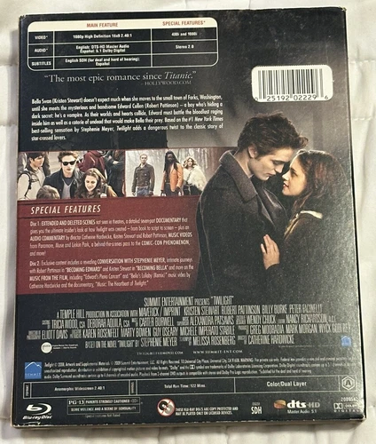 Twilight (DVD Two-Disc Deluxe Edition Blu-ray) 2009 - photo 2