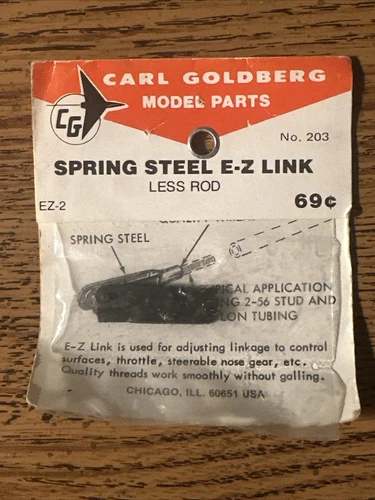 Carl Goldberg Model Parts # 203 | Spring Steel E-Z Link