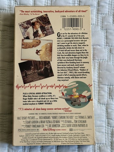 Honey I Shrunk The Kids (VHS, 1989) - photo 2