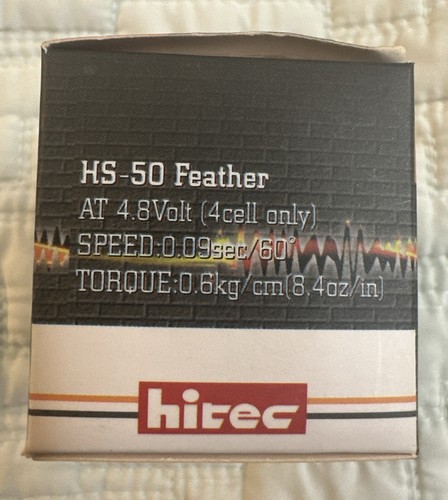 Hi-Tec | HS-50 Feather Servo - photo 5