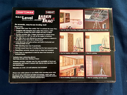 Craftsman | 4-in-1 Level featuring Laser Trac - photo 2