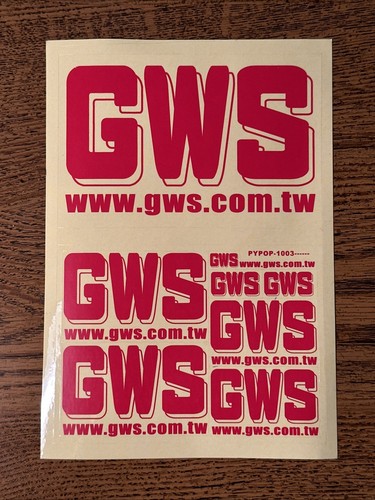 GWS Decal Sheet PYPOP-1003