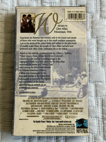 Once Upon A Time...When We Were Colored (VHS, 1995) - photo 2