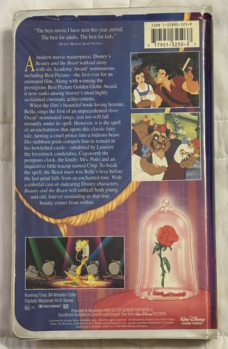 Beauty And The Beast (VHS, 1991) - photo 2