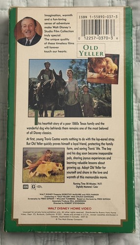 Old Yeller (VHS, 1957) - photo 2