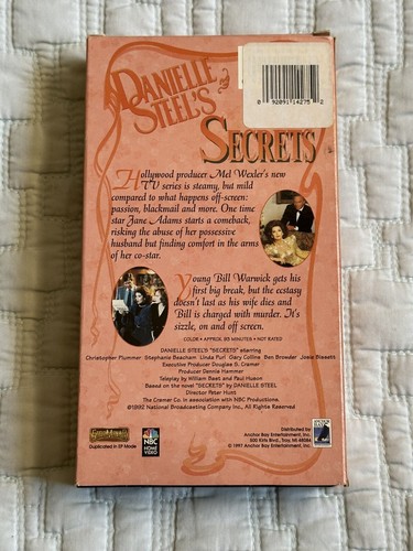 Danielle Steel's Secrets (VHS, 1992) - photo 2