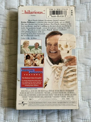 Patch Adams VHS (1998, Universal Special Edition) - photo 2