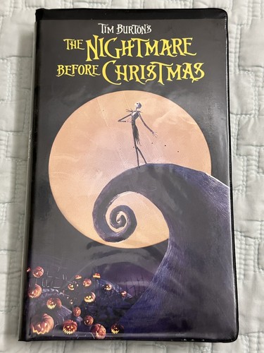 Tim Burton's The Nightmare Before Christmas (VHS, 1993)