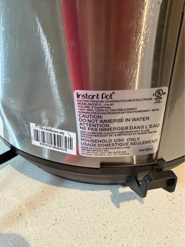 Instant Pot 16-1 Multi Cooker (Quick Sale) - photo 4