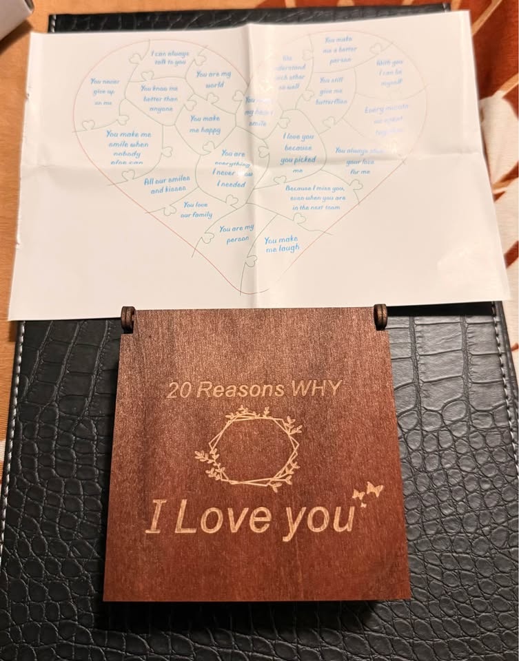 Valentine Wooden Love Puzzle Gift - photo 4