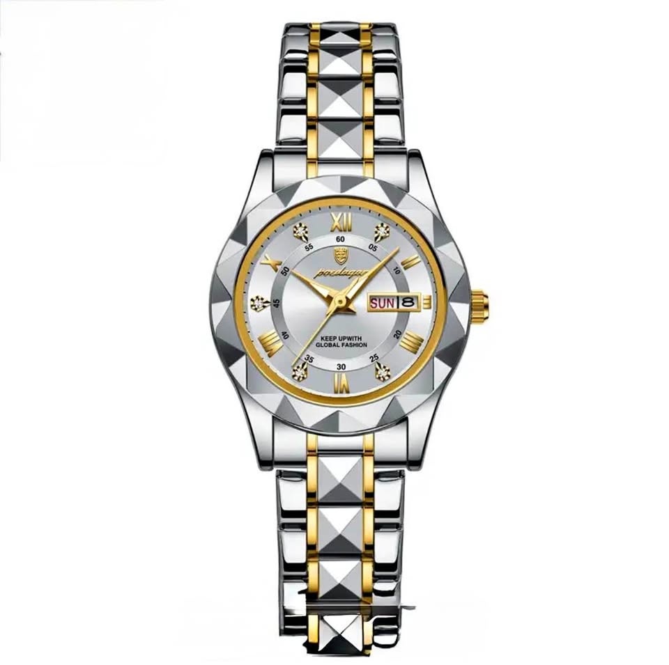 Women's Double Tone Watch