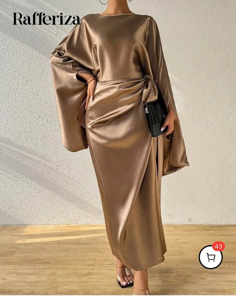 US 4 Small - Chiquease 2-Piece Midi Set (Batwing Top + Knotted) - photo 3
