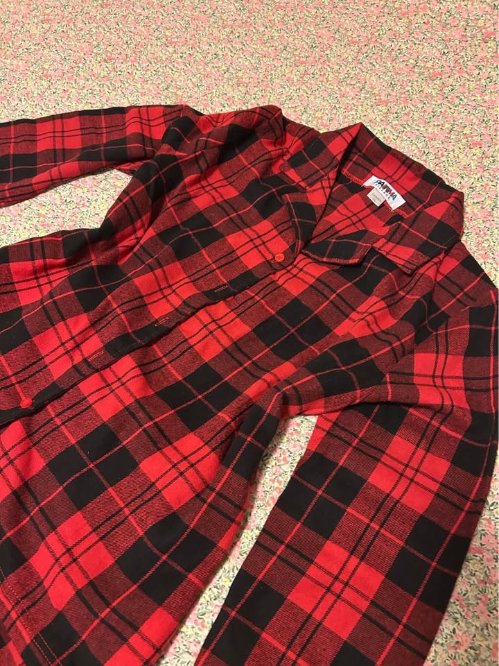 Red Plaid Pajamas for Women - Brand New - photo 2