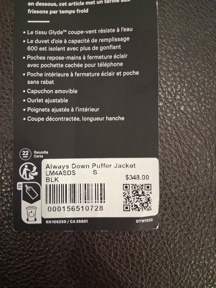 Lululemon Always Down Men's Puffer Jacket Small Black - photo 5