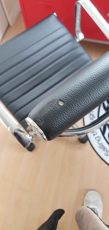 Black High-Back Eames Management Style Office Chair - photo 3