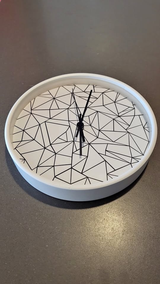 Geometric Wall Clock