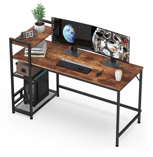 WORK DESK with 4 shelving units - photo 3