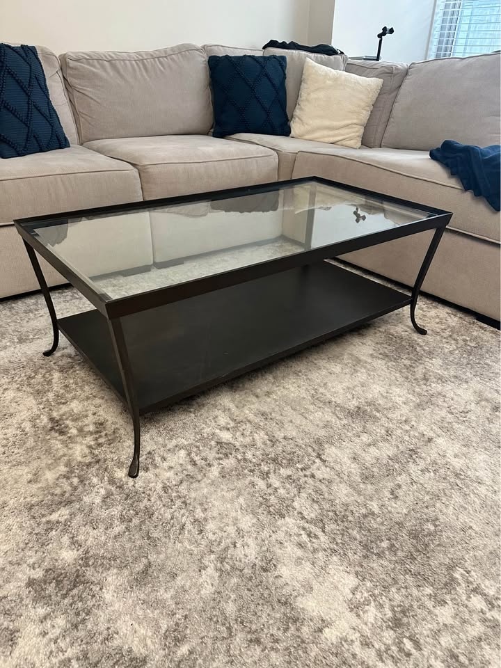 Crate & Barrel Rectangular Coffee Table - photo 3