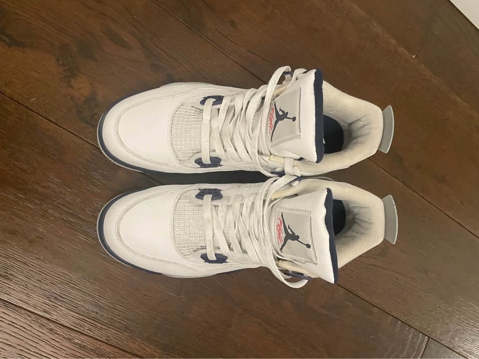 JORDAN 4 MIDNIGHT NAVY SIZE 13US MENS - photo 4