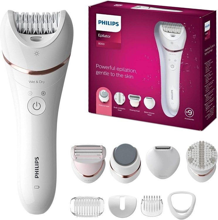 Philips Epilator Series 8000 5-in-1 Shaver for Women