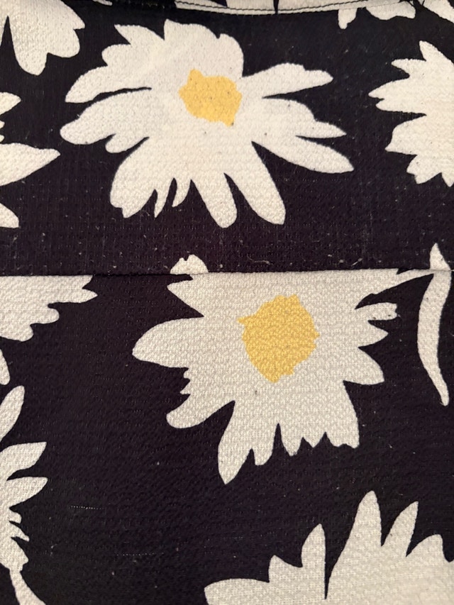 Summer Floral Print Vacation Black Button Down - photo 3