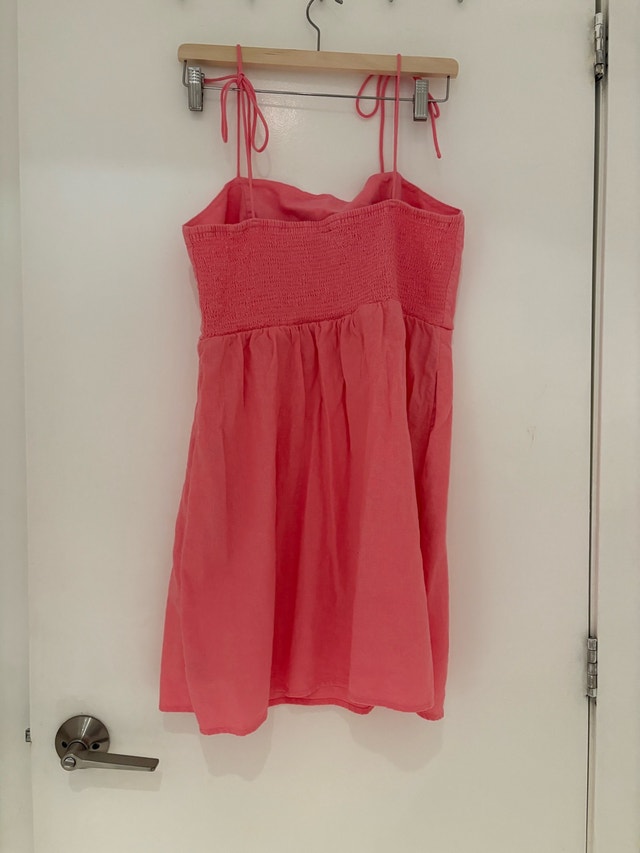 Old Navy Pink Strappy Dress with Pockets - Large - photo 4