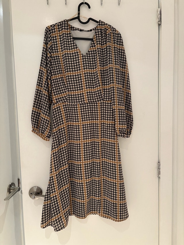 Van Heusen Printed Formal Dress (Women's XL)