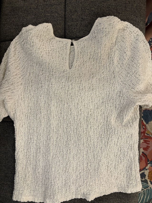 RW&CO. Women’s XL white textured top - photo 2