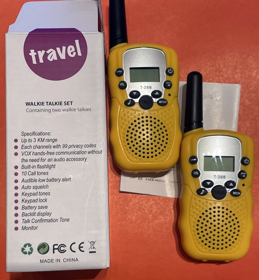 Kids Walkie Talkies Toy (2 Pack) - 22 Channels, 3 km Range - photo 3
